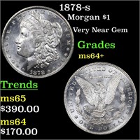 1878-s Morgan $1 Grades Choice+ Unc
