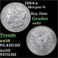 1884-s Morgan $1 Grades Select AU