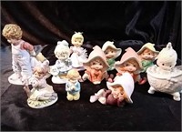 Assorted porcelain figurines, one Precious