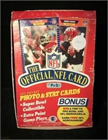 NFL pro Set football cards, photo and stat cards