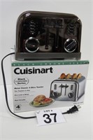 Cuisinart 4 Slicer Toastern- Black Chrome Series