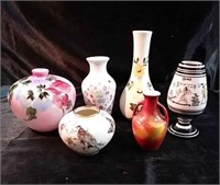 Assorted Vases, two are labeled as made in