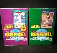 Score 1991 Major League Baseball cards, series 1