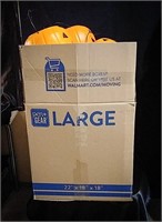 XL box of plastic Jack-o-Lantern