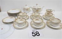 Nice Noritake Chine Tea Set