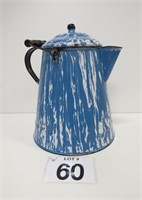 12" Enamel Pitcher with Lid