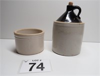 Small Stoneware Jug & Crock