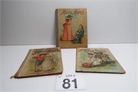 3 Antique Childrens Books 1896 & 1900