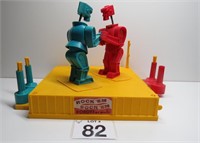 Rock em Sock em Robots -Missing Button and Post