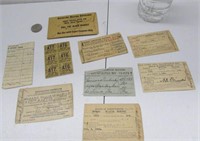 1940s Gasoline Ration Envelope License Misc