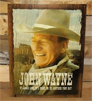 John Wayne Metal Sign (Newer)