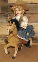Cowgirl Doll w/Horse