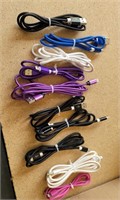 Iphone lightning charge cables, assorted colors