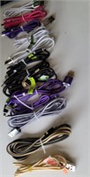 micro charge cables, assorted colors
