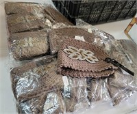 brown bling ear warmers, NEW