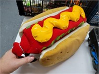 Medium sized Hot Dog dog costume