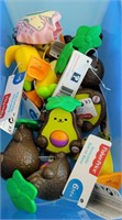 selection of baby toys