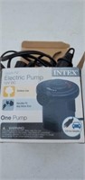 Intex air mattress electric pump.