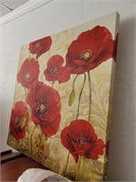 floral wall canvas
