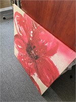 large floral wall canvas