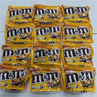 12 PCS OF 303.3G M&M PEANUT PAST DATE BEST BEFORE