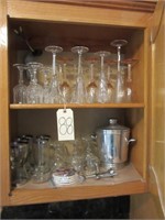 Ice Bucket, Wine Glasses, Misc. Glasses