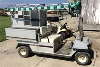 Club Car Carry-all With Beverage Serving Bed Runs