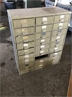 Metal Organizer 14x30x32 & Miscellaneous Hardware