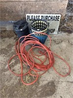 Golf Ball Baskets, Electrical Extension Cord,