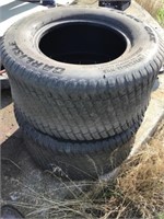 Two 29x12.5x15 Turf Tires