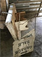 Homemade Wood Golf Cart Bed And Signs
