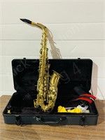Sky Alto saxophone in case & extras