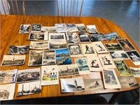 42 Antique 1930s-40s postcards