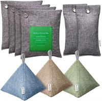 9 Pack Natural Bamboo Charcoal Air Purifying Bags