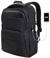 YOMEGO Travel Black Backpack Laptop Bag with USB