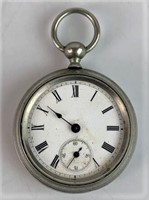 Japy Freres Key Wind Pocket Watch