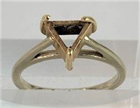 14K Gold Two-Tone Ring Mounting