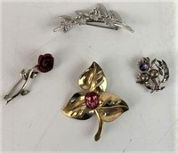 Sterling Silver Brooches - Coro, Beau & More