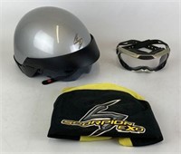 ScorpioneXD Helmet & Crews Goggles