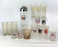 Assortment of Vintage Glassware