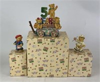 Enesco Cherished Teddies Figurines, Lot of 3