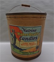 1917 Nutrine Candy Bucket: Jumbo Peanuts
