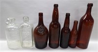 Group of Old Glass Bottles