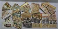 Large Lot of Assorted Stereoview Cards