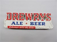1950s Drewry's Beer Chalkware Sign