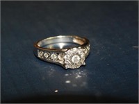 10 K Gold & Diamond Ring Appraised at $1750.00