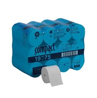 Compact Coreless 2-Ply Recycled Toilet Paper