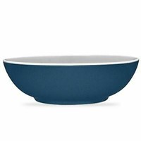 Noritake Colortrio Coupe Round Serving Bowl - Blue