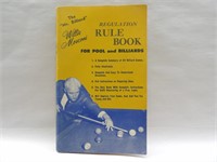 Willie Mosconi Billiard Rules Book
