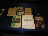 Antique John Deere etc. manuals & Tool catalogs